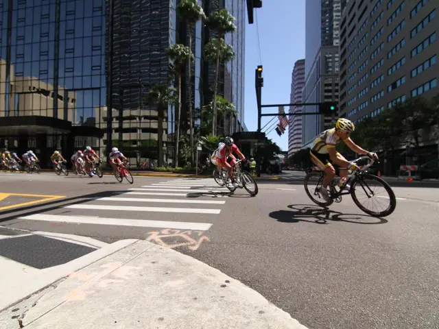 Beijing cyclists daringly break curfew, pedaling under cover of darkness in the capital city of...