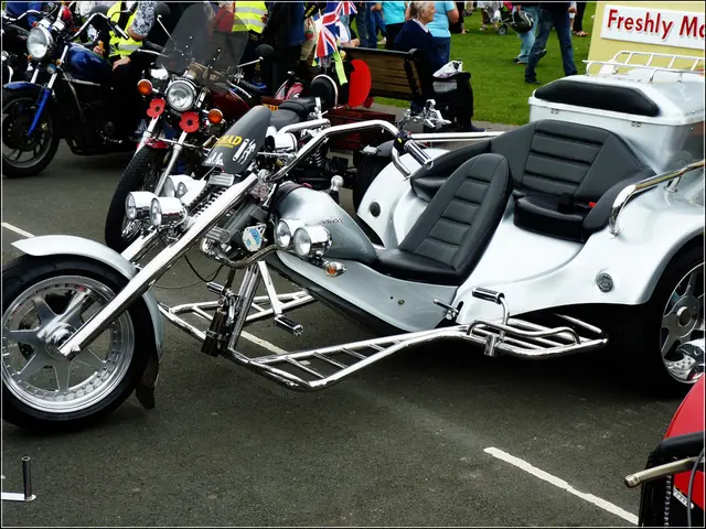 "Woman embarks on an extraordinary journey in Lower Saxony, prompted by the slogan 'Just do it'"